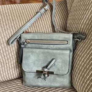 Elegant Gray Crossbody Bag